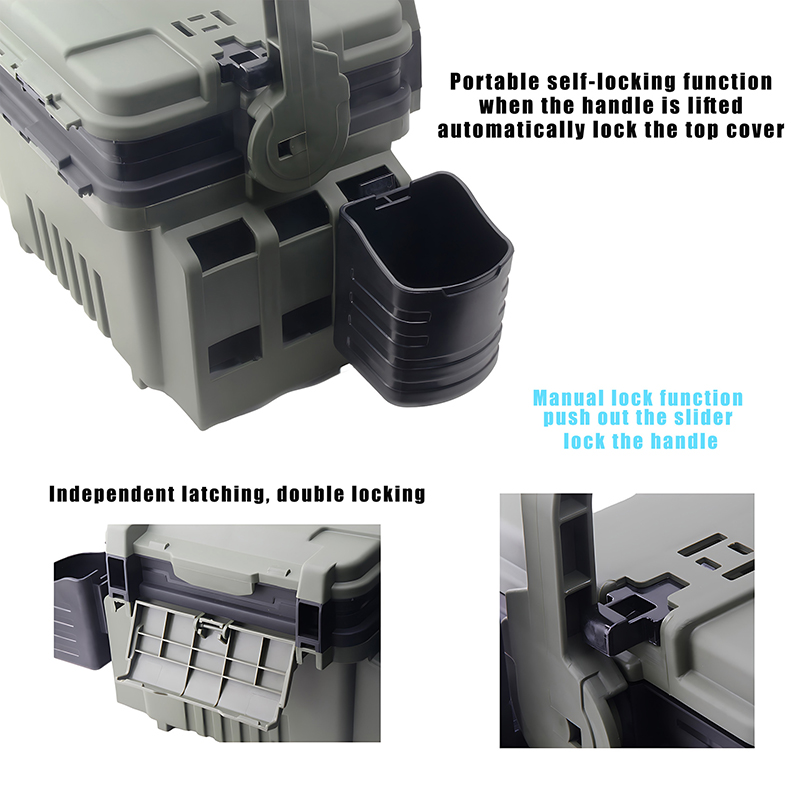 JSFUN Fishing Box Barrel Holde - огляд і ціна Fishing Kayak Crate